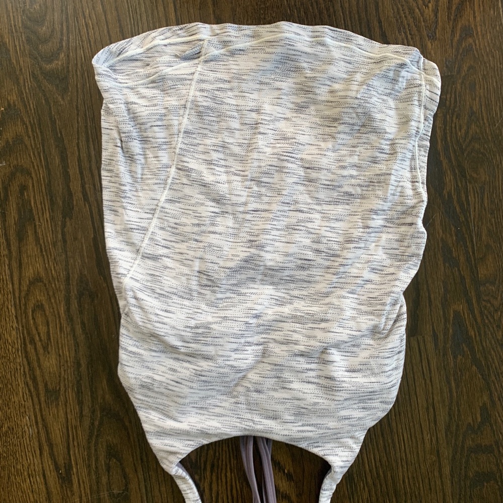 Purple and grey lululemon tank